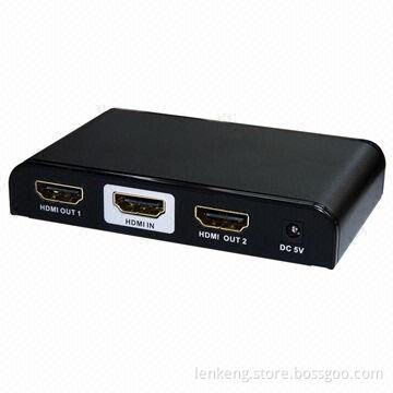 1 x 2 HDMI® Splitter, 4 x 2K with Real HDMI® 1.4, Supports 3D, CEC